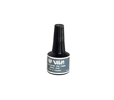 Inchiostro per cuscinetti - a base alcool - 30 gr - nero - Viva - 358N-Black - 8014035001866 - DMwebShop