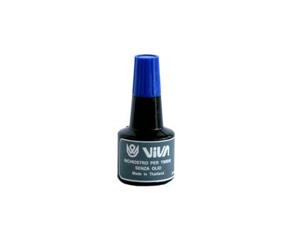 Inchiostro per cuscinetti - a base alcool - 30 gr - blu - Viva - 358B-Blue - 8014035001859 - DMwebShop