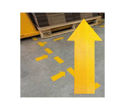 Adesivo da terra - FRECCIA - 10 x 20 cm - conf. 10 pezzi - Durable - 1705-04 - 4005546983639 - DMwebShop