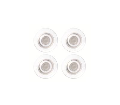Magneti extraforti diametro 3,2 cm trasparente blister 4 pezzi Nobo 1904116 - 22771