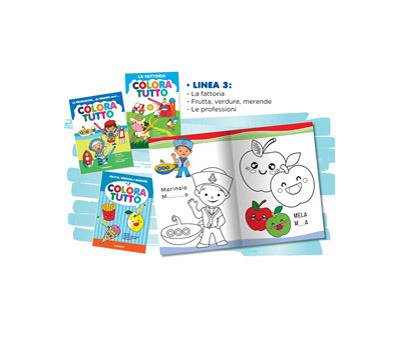 Album da colorare La fattoria merende e professioni 24 facciate - 23521