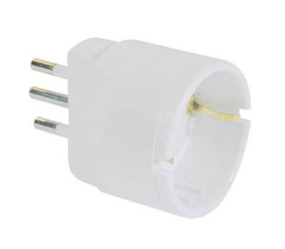 Adattatore semplice con spina 2P+T 10A presa Schuko 10A - Mkc - 492517922 - 8006012107173 - DMwebShop