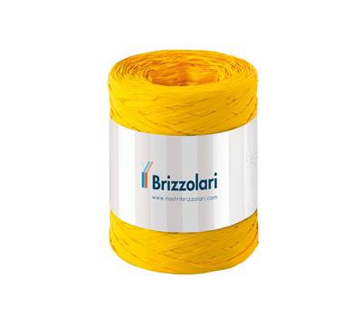 Nastro Rafia sintetica - giallo 02 - 5 mm x 200 mt - Brizzolari - 01003702 - 8031653208545 - DMwebShop
