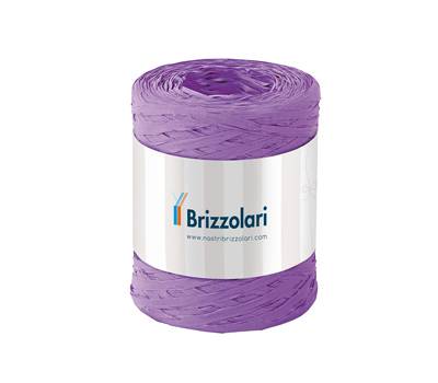 Nastro Rafia sintetica - lilla 16 - 5 mm x 200 mt - Brizzolari - 01003716 - 8031653208576 - DMwebShop