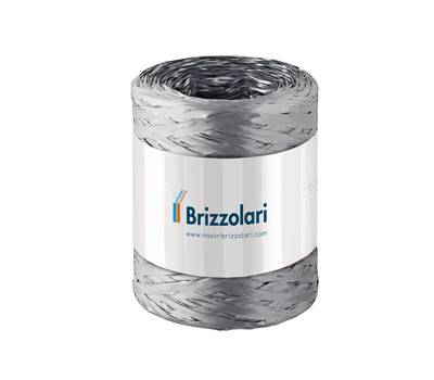 Nastro Rafia sintetica - argento 44 - 5 mm x 200 mt - Brizzolari - 01003744 - 8031653208552 - DMwebShop
