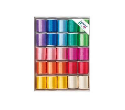 Rocche di nastro liscio 6800 - 10 mm x 10 mt - colori primaverili assortiti - conf. 25 pezzi - Brizzolari - 00307999 - 8031653020215 - DMwebShop