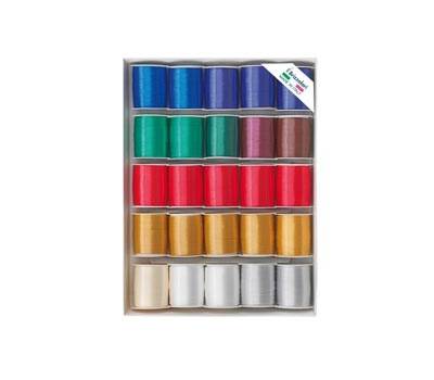 Rocche di nastro liscio 6800 - 10 mm x 10 mt - colori natalizi assortiti - conf. 25 pezzi - Brizzolari - 00307900 - 8004451082006 - DMwebShop