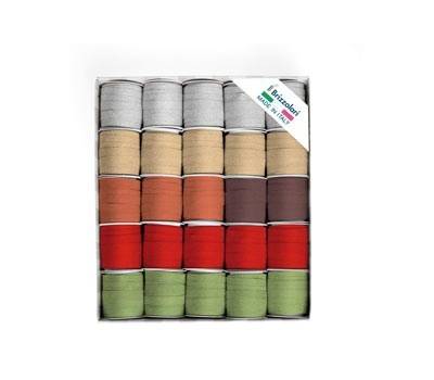 Rocche Glitty 68245 - 10 mm x 5 mt - colori assortiti - conf. 25 pezzi - Brizzolari - 02307500 - 8031653460974 - DMwebShop