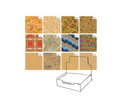 Carta regalo - kraft - Natura - 70 x 100 cm - scatola 100 fogli - Rex Sadoch - N4400GEN - 8006715220841 - DMwebShop