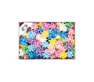 Stelle di nastro liscio 6800,14 mm diametro 6,5 cm colori primaverili assortiti Brizzolari 00064399 - 23692