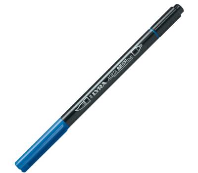 Pennarello Aqua Brush Duo - punte 2-4 mm - blu di prussia - conf. 10 pezzi - Lyra - L6520051 - 4084900662045 - DMwebShop