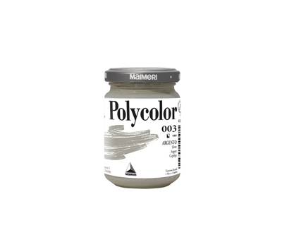 Colore vinilico Polycolor - 140 ml - argento - Maimeri - M1220003 - 8018721049415 - DMwebShop
