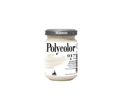 Colore vinilico Polycolor - 140 ml - bianco platino - Maimeri - M1220017 - 8018721049439 - DMwebShop