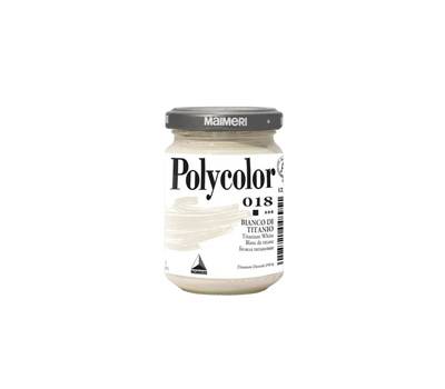 Colore vinilico Polycolor - 140 ml - bianco titanio - Maimeri - M1220018 - 8018721011856 - DMwebShop