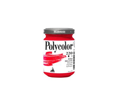 Colore vinilico Polycolor - 140 ml - rosso brillante - Maimeri - M1220220 - 8018721012280 - DMwebShop