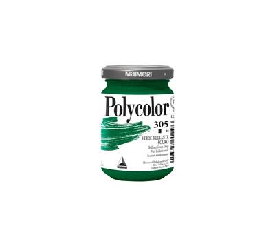 Colore vinilico Polycolor - 140 ml - verde brillante scuro - Maimeri - M1220305 - 8018721012433 - DMwebShop