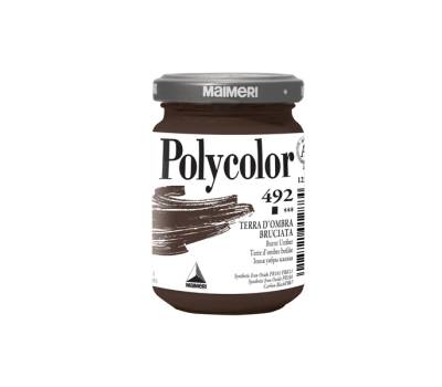 Colore vinilico Polycolor - 140 ml - terra d'ombra bruciata - Maimeri - M1220492 - 8018721012884 - DMwebShop
