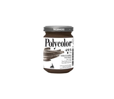 Colore vinilico Polycolor - 140 ml - terra d'ombra naturale - conf. 3 pezzi - Maimeri - M1220493 - 8018721012914 - DMwebShop