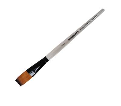 Pennello sintetico Graduate - piatto extra lungo - manico corto - n. 3/4 - conf. 3 pezzi - Daler Rowney - D212121075 - 5011386081298 - DMwebShop
