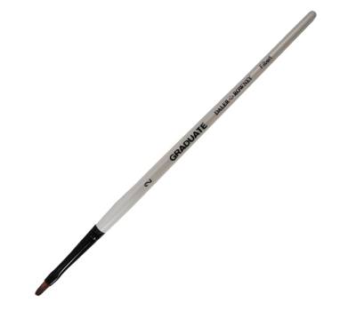 Pennello sintetico Graduate - lingua gatto - manico lungo - n. 2 - conf. 3 pezzi - Daler Rowney - D212167002 - 5011386081380 - DMwebShop
