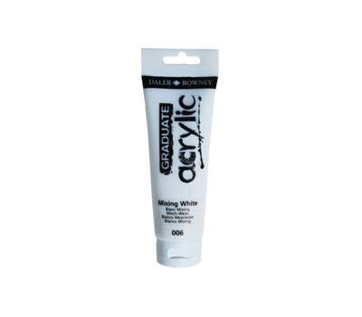 Colore acrilico fine Graduate - 120 ml - bianco miscela - Daler Rowney - D123120006 - 5011386077611 - DMwebShop