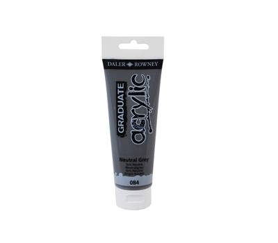 Colore acrilico fine Graduate - 120 ml - grigio neutro - Daler Rowney - D123120084 - 5011386062778 - DMwebShop