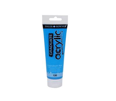 Colore acrilico fine Graduate - 120 ml - ceruleo imitazione - Daler Rowney - D123120130 - 5011386020525 - DMwebShop
