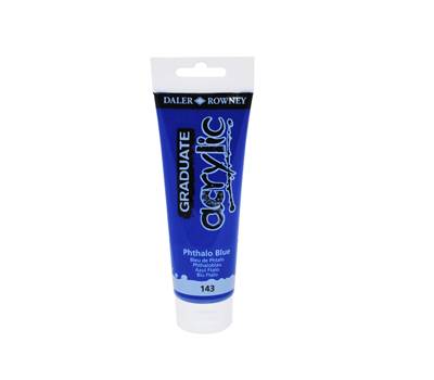 Colore acrilico fine Graduate - 120 ml - blu ftalo - Daler Rowney - D123120143 - 5011386020587 - DMwebShop