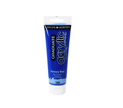 Colore acrilico fine Graduate - 120 ml - blu primario - Daler Rowney - D123120159 - 5011386062693 - DMwebShop