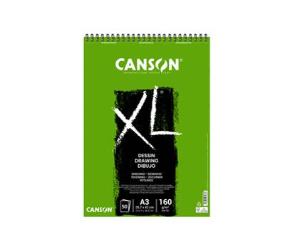 Album spiralato lato corto XL drawing - A3 - 160 gr - 50 fogli - conf. 5 pezzi - Canson - 400039089 - 3148950074867 - DMwebShop