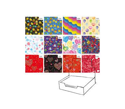 Carta regalo - raso - Fantasia - 70 x 100 cm - scatola 100 fogli - Rex Sadoch - R4414GEN - 8006715169010 - DMwebShop