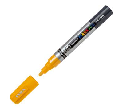Marcatore a base d'acqua Graduate Mark All - punta tonda - 2 mm - giallo - Lyra - L6820007 - 4084900604823 - DMwebShop