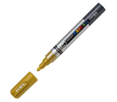 Marcatore a base d'acqua Graduate Mark All - punta tonda - 2 mm - oro - Lyra - L6820250 - 4084900605004 - DMwebShop