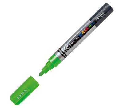 Marcatore a base d'acqua Graduate Mark All - punta tonda - 2 mm - verde fluo - Lyra - L6820371 - 4084900605080 - DMwebShop