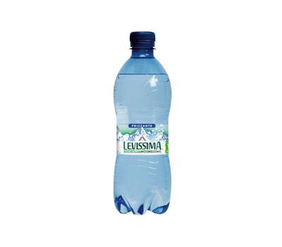 Acqua frizzante - PET - bottiglia da 500 ml - riciclabile - conf. 24 pezzi - Levissima - 12456720 - 80069430 - DMwebShop