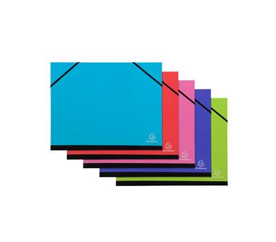 Cartella porta disegni con elastici Ideramama - A4 - colori assortiti - conf. 5 pezzi - Exacompta - 25629E - 3130630256298 - DMwebShop