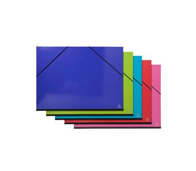 Cartella porta disegni con elastici Iderama - 52 x 72 cm - colori assortiti - conf. 5 pezzi - Exacompta - 25829E - 3130630258292 - DMwebShop