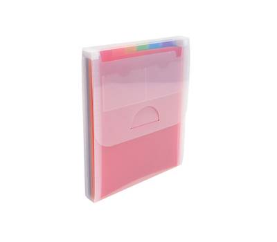 Classificatore valigetta verticale cristallo - 25,5 x 30,5 cm - 6 tasche - PPL - Exacompta - 55798E - 3130630557982 - DMwebShop