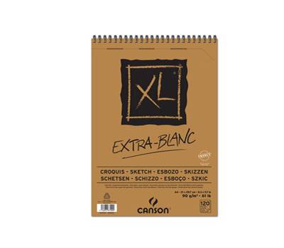Album spiralato lato corto XL A4,90 gr 120 fogli extra white - 682