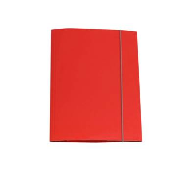 Cartellina con elastico cartone plastificato 3 lembi 25 x 34 cm rosso Queen Starline OD0032LBXXXAE02 - 797