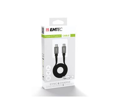 Cavo Type-C to Type-C 2.0 - Emtec - ECCHAT700TC2 - 3126170159496 - DMwebShop