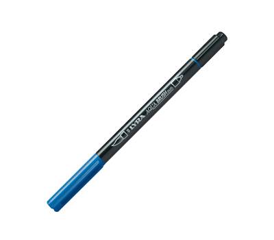 Pennarello Aqua Brush Duo punte 2,4 mm blu di prussia - 24554