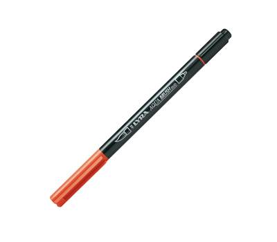 Pennarello Aqua Brush Duo punte 2,4 mm rosso saturno - 24582