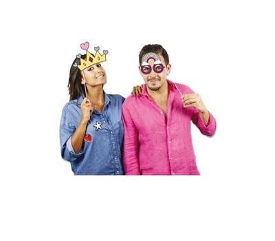 Photo Booth Unicorno 8 elementi - 664