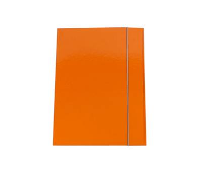 Cartellina con elastico - cartone plastificato - 3 lembi - 25 x 34 cm - arancio - conf. 10 pezzi - Queen Starline - OD0032LBXXXAE07 - 8025133106568 - DMwebShop