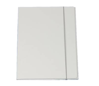 Cartellina con elastico - cartone plastificato - 3 lembi - 25 x 34 cm - bianco - Queen conf. 10 pezzi - Starline - OD0032LBXXXAE13 - 8025133106599 - DMwebShop