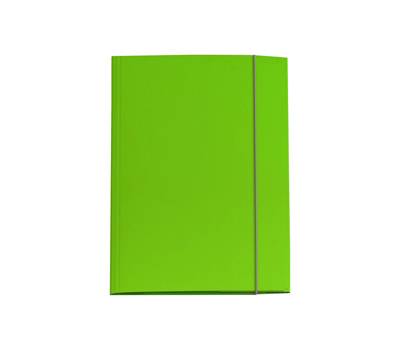 Cartellina con elastico - cartone plastificato - 3 lembi - 25 x 34 cm - verde prato - Queen - conf. 10 pezzi - Starline - OD0032LBXXXAE20 - 8025133106629 - DMwebShop
