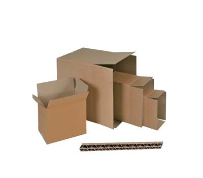Scatola per imballo onda doppia 40 x 30 x 30 cm cartone avana No Brand 90173 - 342