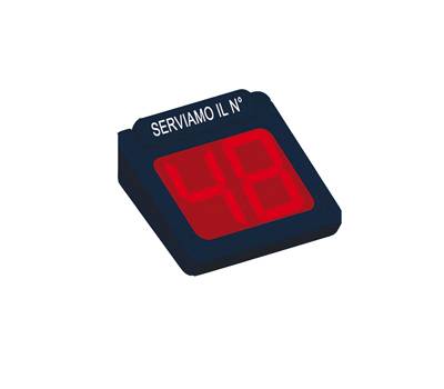 Display 2 Digits per sistema elimina code - Printex - TR/DIS/2 LED - 8034049914815 - DMwebShop