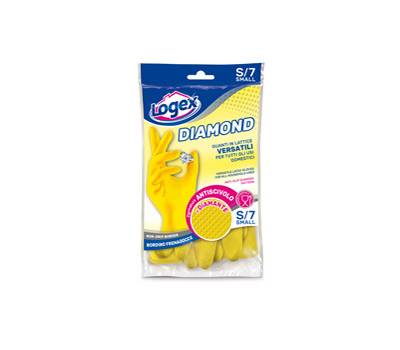 Guanti in lattice Diamond - taglia S - giallo - Logex Professional - 1253LXS - 8003350516940 - DMwebShop